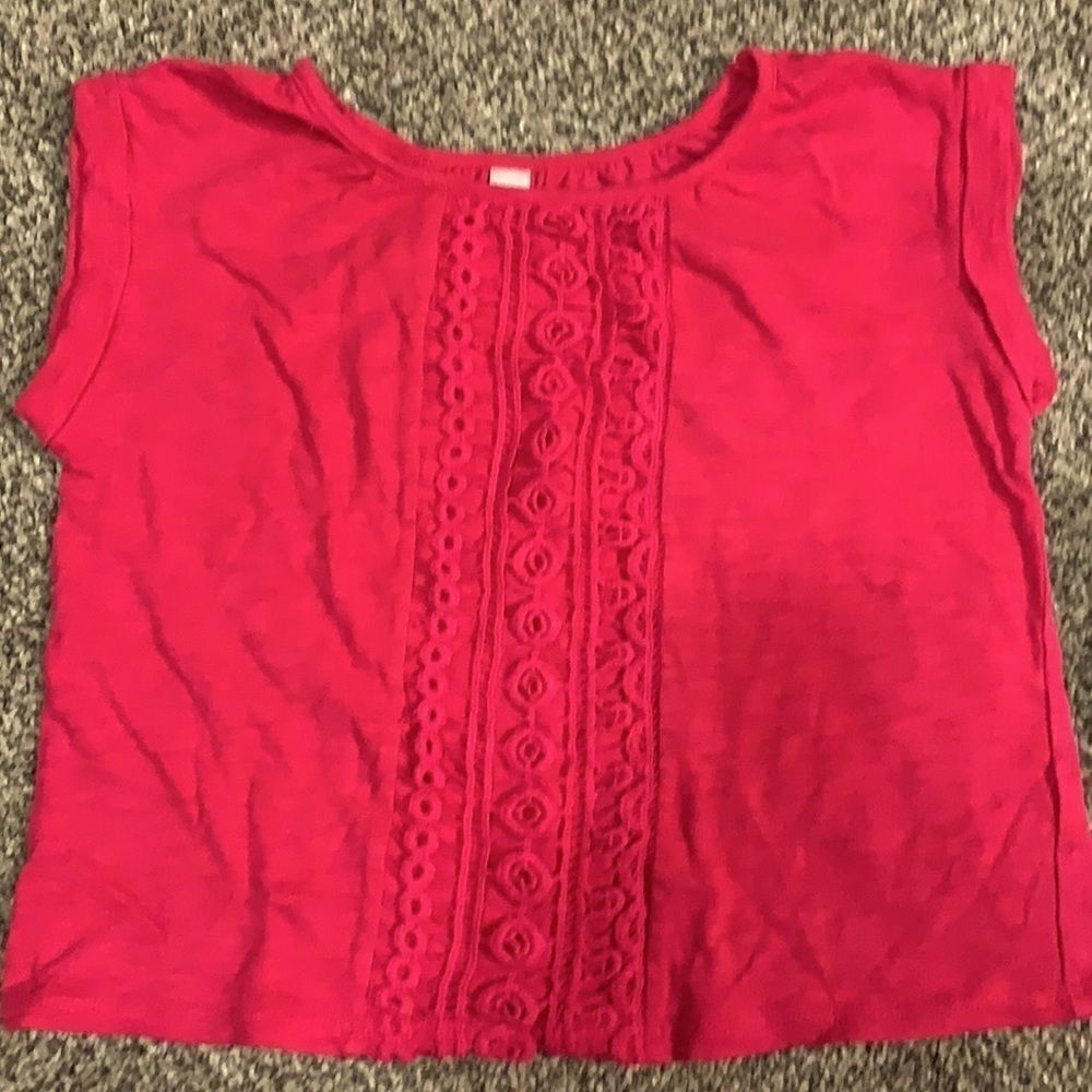 Cherokee Pink - Short Sleeved Top - Size M